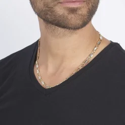 Histoire d'Or Collier Danae Plaquette Or Bicolore Best