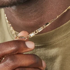 Histoire d'Or Collier Danae Plaquette Or Bicolore Best