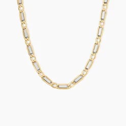 Histoire d'Or Collier Danae Plaquette Or Bicolore Discount