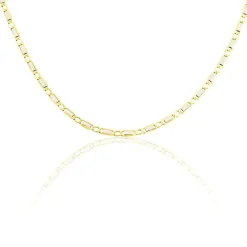 Histoire d'Or Collier Danae Plaquette Or Bicolore Outlet