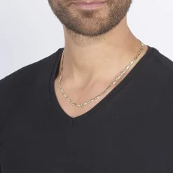 Histoire d'Or Collier Danae Plaquette Or Bicolore Outlet