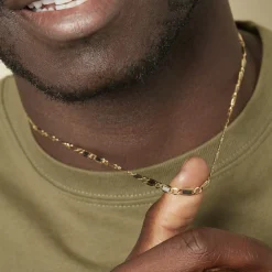 Histoire d'Or Collier Danae Plaquette Or Bicolore Outlet