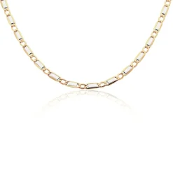 Histoire d'Or Collier Danae Plaquette Or Bicolore Best