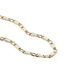 Histoire d'Or Collier Danae Plaquette Or Bicolore Best