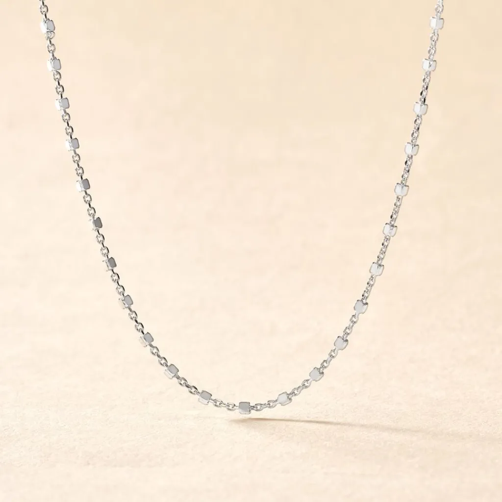 Histoire d'Or Collier Danael Argent Blanc Best