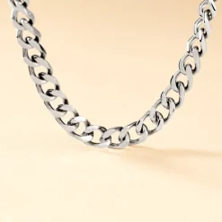 Histoire d'Or Collier Daniel Acier Blanc Clearance