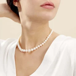 Histoire d'Or Collier Danilo Baroque Or Jaune Perle De Culture New