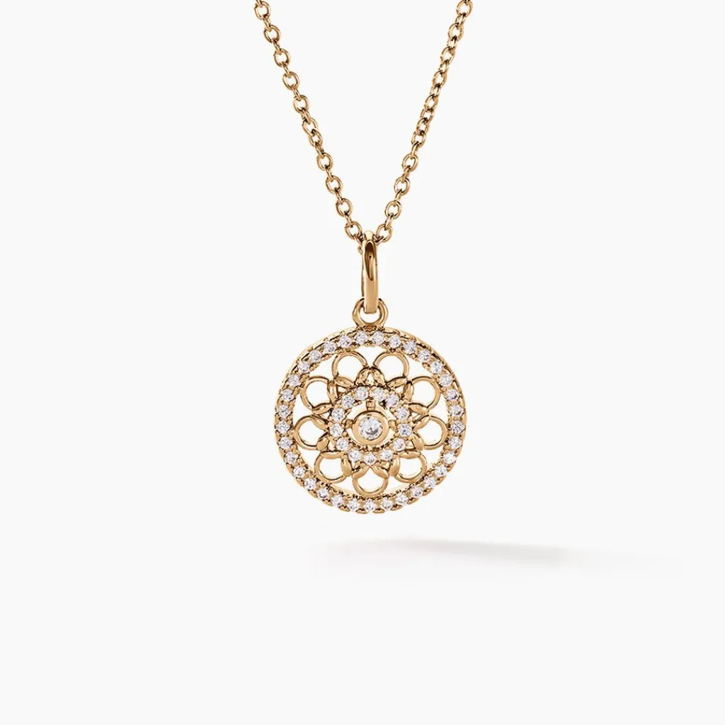 Histoire d'Or Collier Danya Plaqué Or Doré Oxyde De Zirconium Best