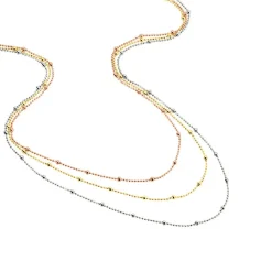 Histoire d'Or Collier Daralea Argent Tricolore New
