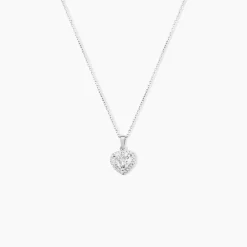 Histoire d'Or Collier Dari Or Blanc Oxyde De Zirconium Sale