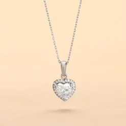 Histoire d'Or Collier Dari Or Blanc Oxyde De Zirconium Sale