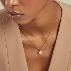 Histoire d'Or Collier Darling Plaqué Or Jaune Sale