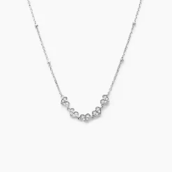 Histoire d'Or Collier Declaration De Zirconium argent blanc oxyde Sale