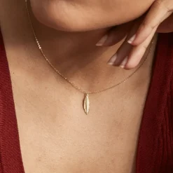 Histoire d'Or Collier Delphinium Or Jaune Clearance