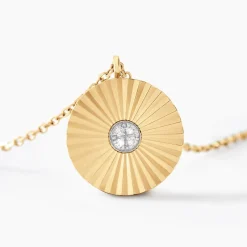 Histoire d'Or Collier Diamantae Or Jaune Diamant Clearance