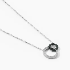 Histoire d'Or Collier Diana Argent Blanc Oxyde De Zirconium Hot