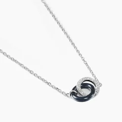 Histoire d'Or Collier Dina Argent Blanc Céramique Et Oxyde De Zirconium Hot