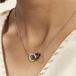 Histoire d'Or Collier Dina Argent Blanc Céramique Et Oxyde De Zirconium Hot