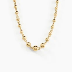 Histoire d'Or Collier Diona Diona Maille Boule Or Jaune Discount