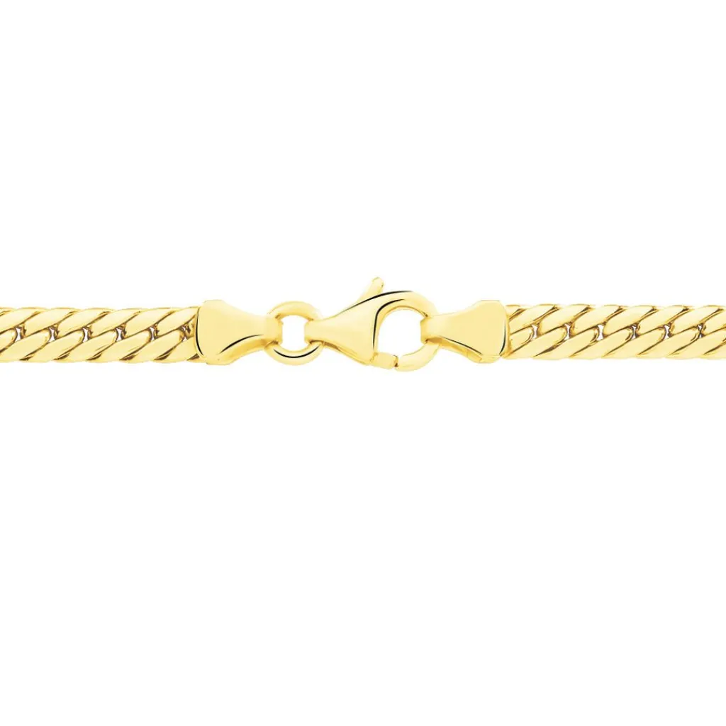Histoire d'Or Collier Doline Maille Anglaise or jaune Online