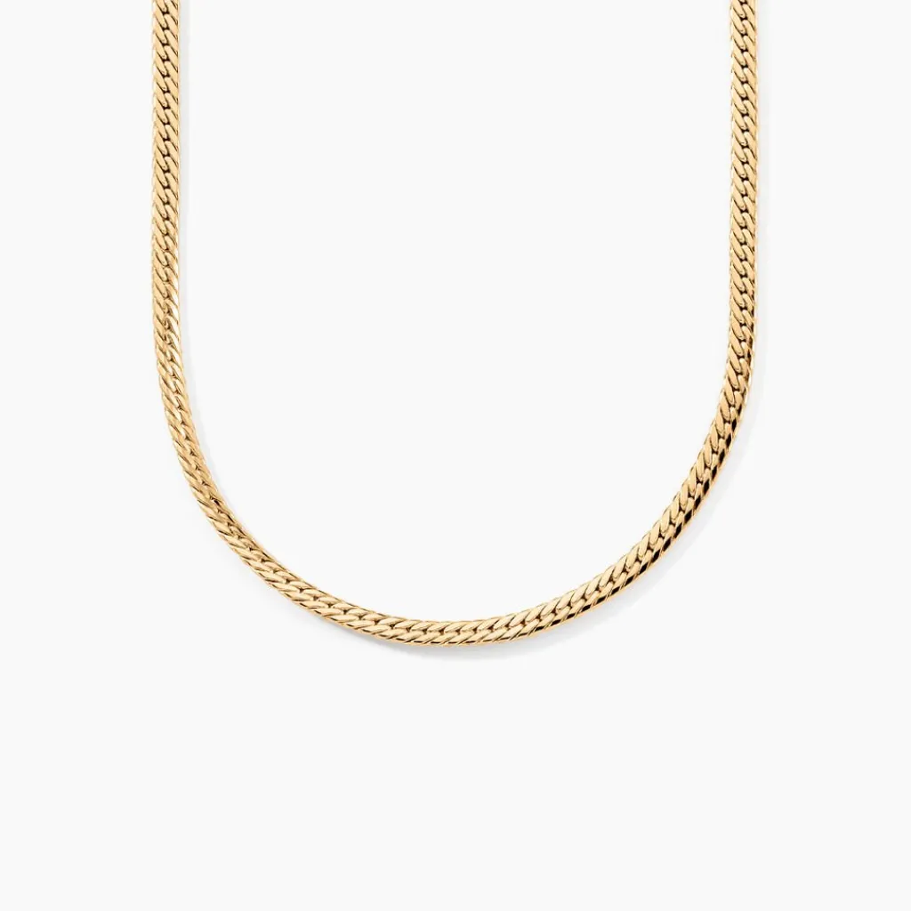 Histoire d'Or Collier Doline Maille Anglaise Or Jaune Hot