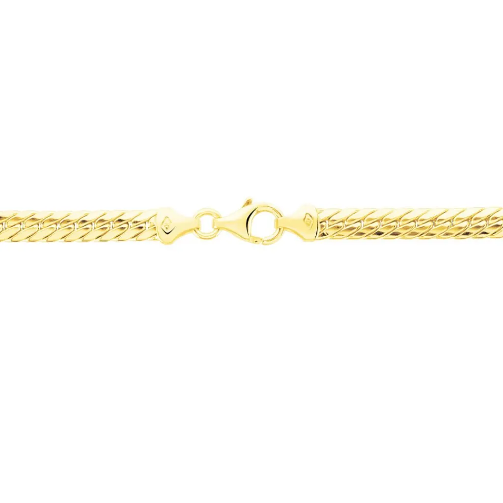 Histoire d'Or Collier Doline Maille Anglaise or jaune Outlet