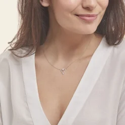 Histoire d'Or Collier Domnika Argent Blanc Oxyde De Zirconium Clearance