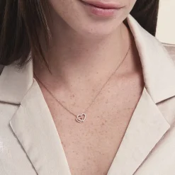 Histoire d'Or Collier Donatiane Argent Rose Oxyde De Zirconium argent rose oxyde zirconium Discount