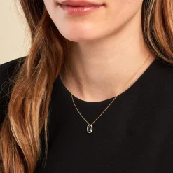 Histoire d'Or Collier Dorottya Diamant or jaune saphir New