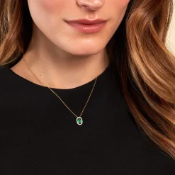 Histoire d'Or Collier Dorottya Or Jaune Emeraude Diamant or jaune émeraude New