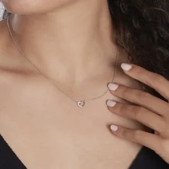 Histoire d'Or Collier Dorthea Argent Blanc Oxyde De Zirconium Sale