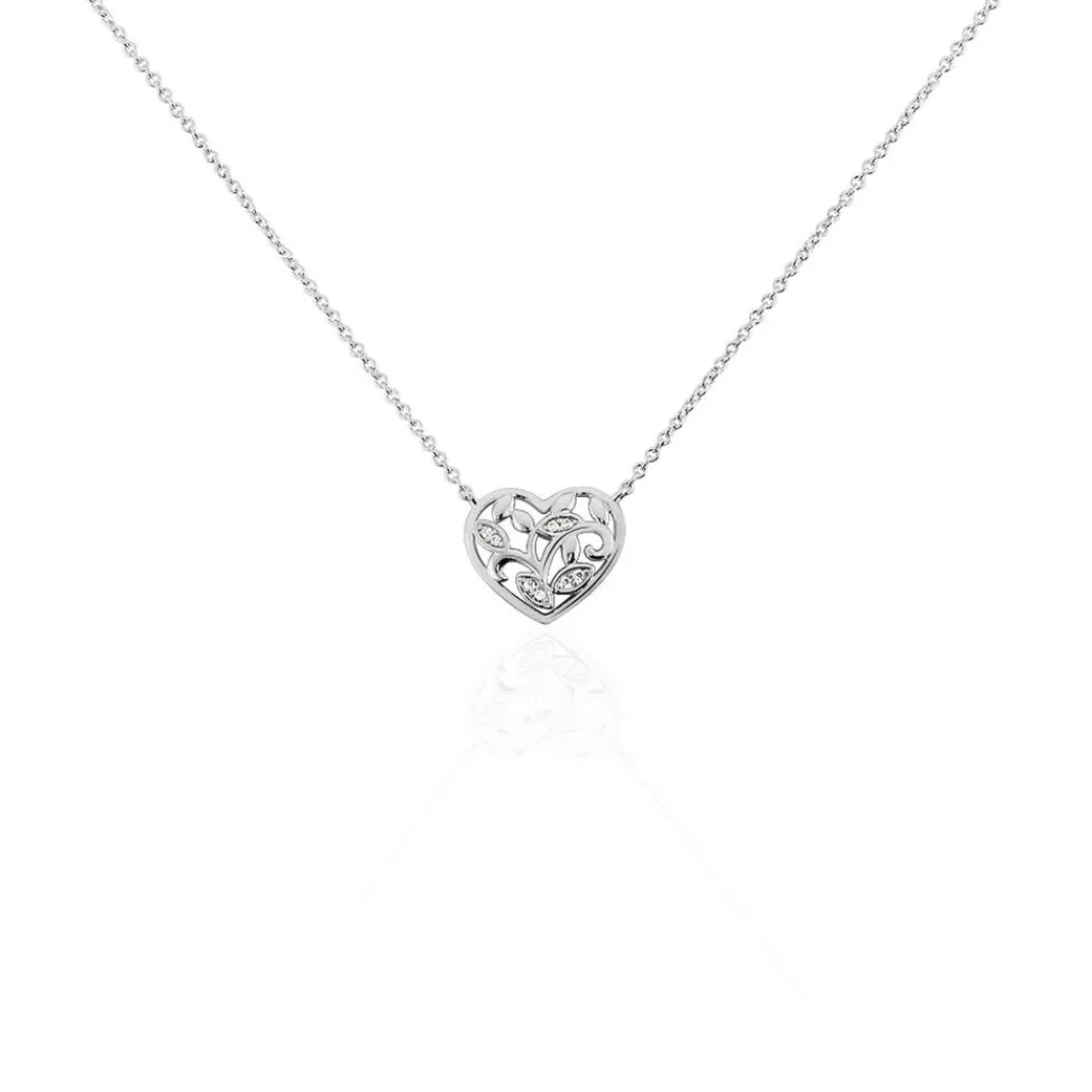 Histoire d'Or Collier Douglas Argent Blanc Oxyde De Zirconium Hot