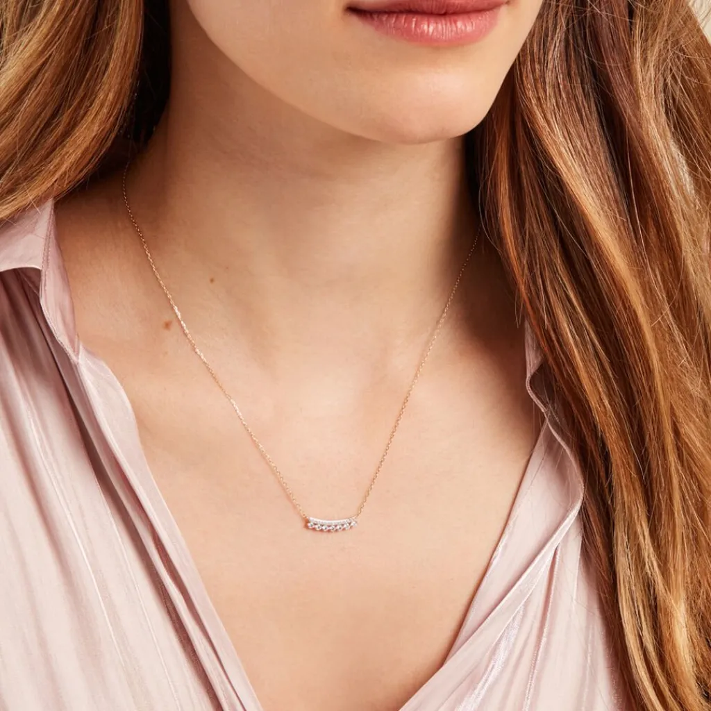 Histoire d'Or Collier Drake Or Jaune Oxyde De Zirconium Sale