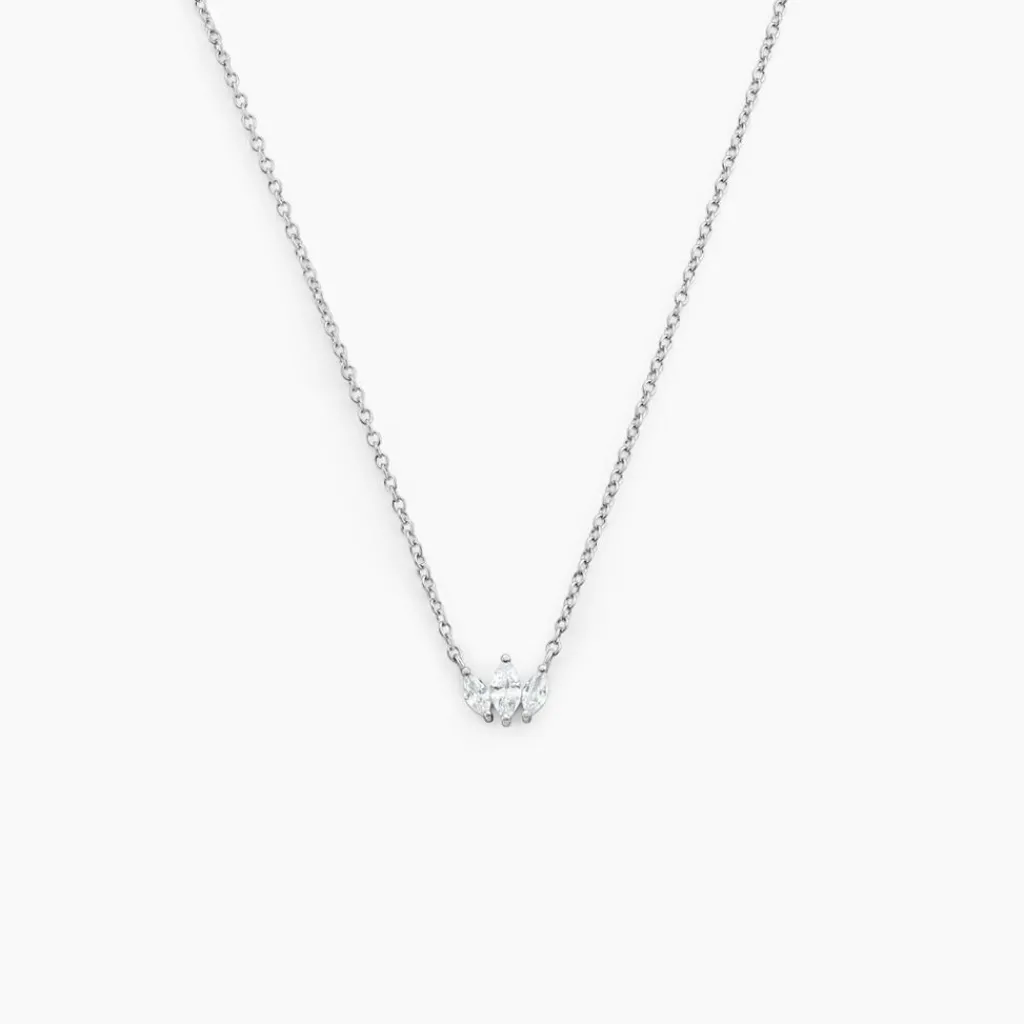 Histoire d'Or Collier Duchesse De Zirconium argent blanc oxyde Online