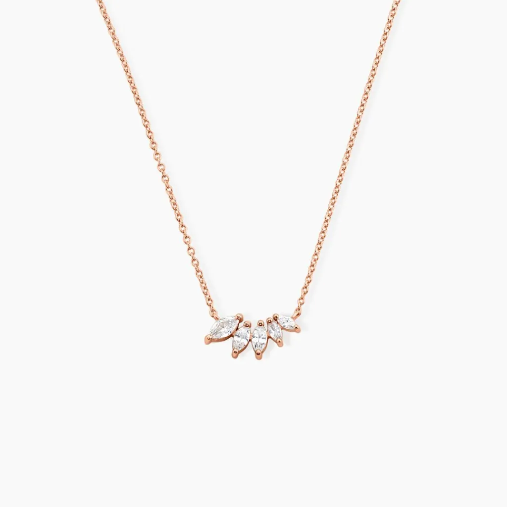 Histoire d'Or Collier Duchesse De Zirconium argent rose oxyde Discount