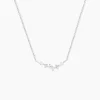 Histoire d'Or Collier Eclat d'Aurore Argent Blanc Oxyde De Zirconium Best