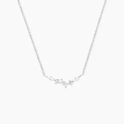 Histoire d'Or Collier Eclat d'Aurore Argent Blanc Oxyde De Zirconium Best