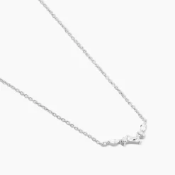 Histoire d'Or Collier Eclat d'Aurore Argent Blanc Oxyde De Zirconium Best