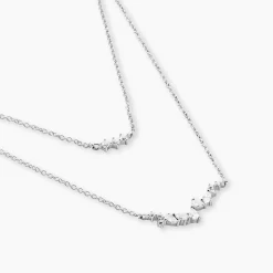 Histoire d'Or Collier Eclat d'Aurore Argent Blanc Oxyde De Zirconium Outlet