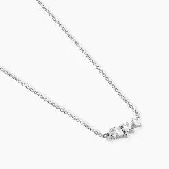 Histoire d'Or Collier Eclat d'Aurore Argent Blanc Oxyde De Zirconium Hot