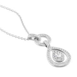Histoire d'Or Collier Edward Argent Blanc Oxyde De Zirconium Online