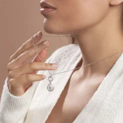 Histoire d'Or Collier Edward Argent Blanc Oxyde De Zirconium Online