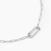 Histoire d'Or Collier Egerie Argent Blanc New