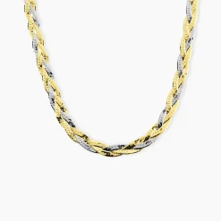 Histoire d'Or Collier Elae argent bicolore Discount