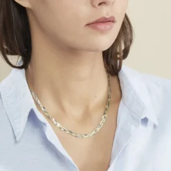 Histoire d'Or Collier Elae argent bicolore Discount