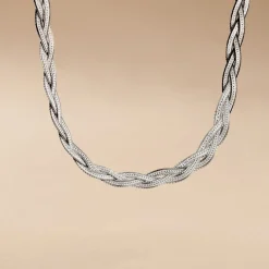 Histoire d'Or Collier Elae Argent Bicolore Best