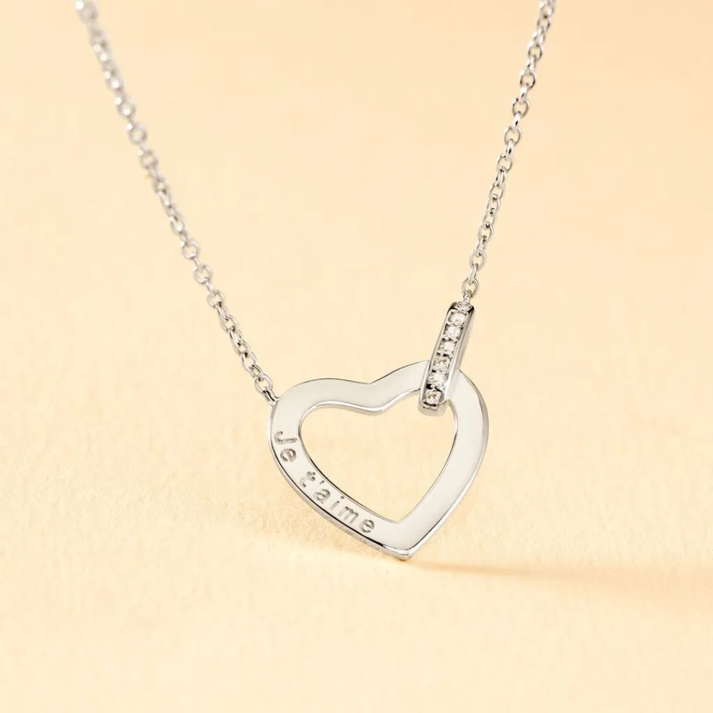 Histoire d'Or Collier Elanda De Zirconium argent blanc oxyde Outlet