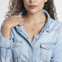 Histoire d'Or Collier Elanda De Zirconium argent rose oxyde Clearance