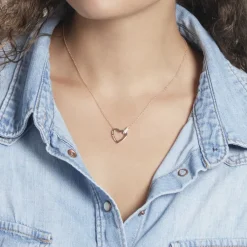 Histoire d'Or Collier Elanda De Zirconium argent rose oxyde Clearance