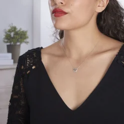 Histoire d'Or Collier Elansa Argent Blanc Oxyde De Zirconium Online